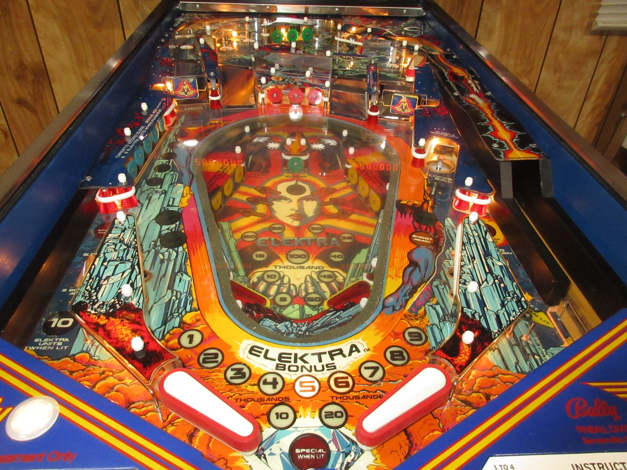 Bally Elektra Pinball Machine 1 Pinballmania LLC